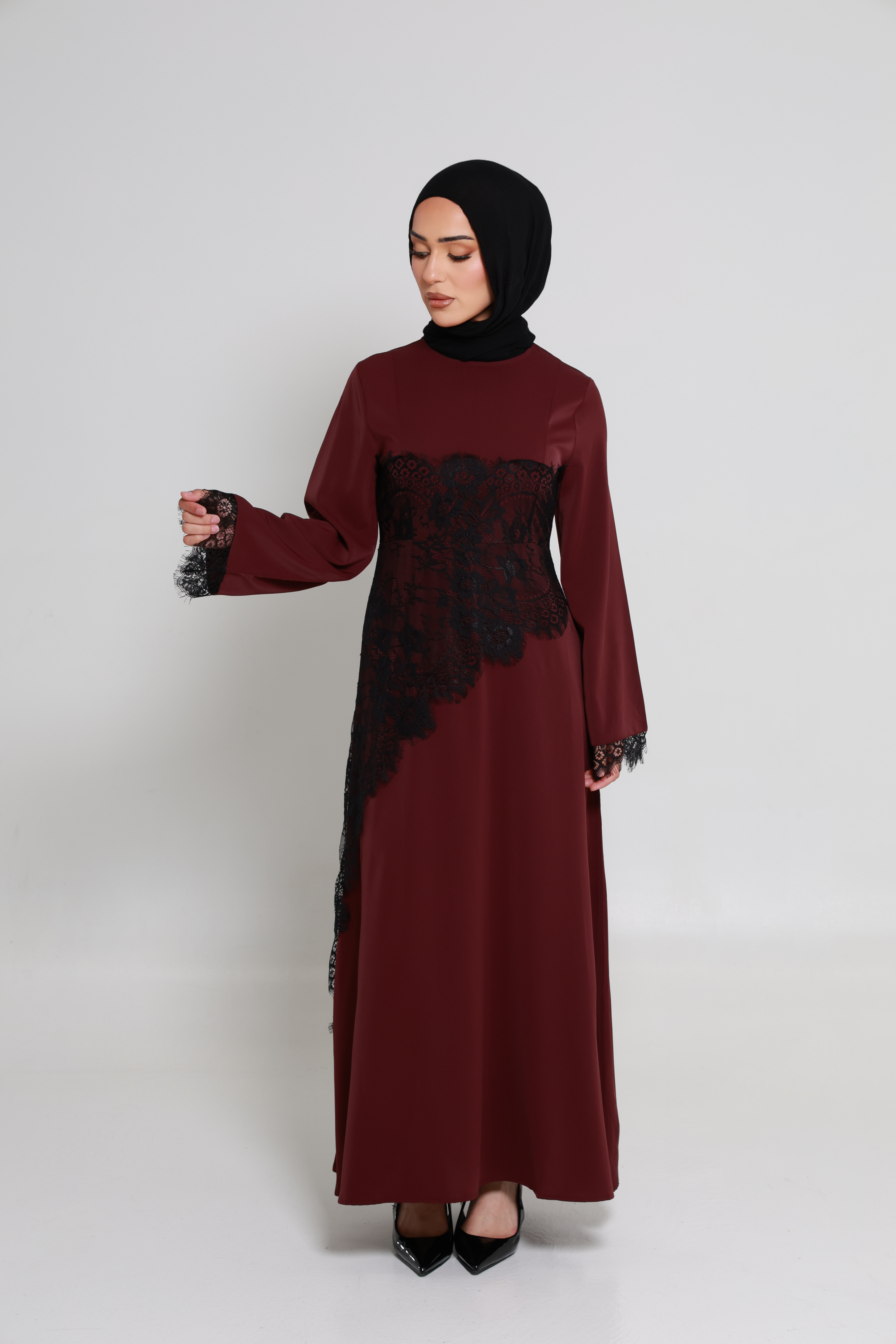 Zahra Lace Maxi Dress