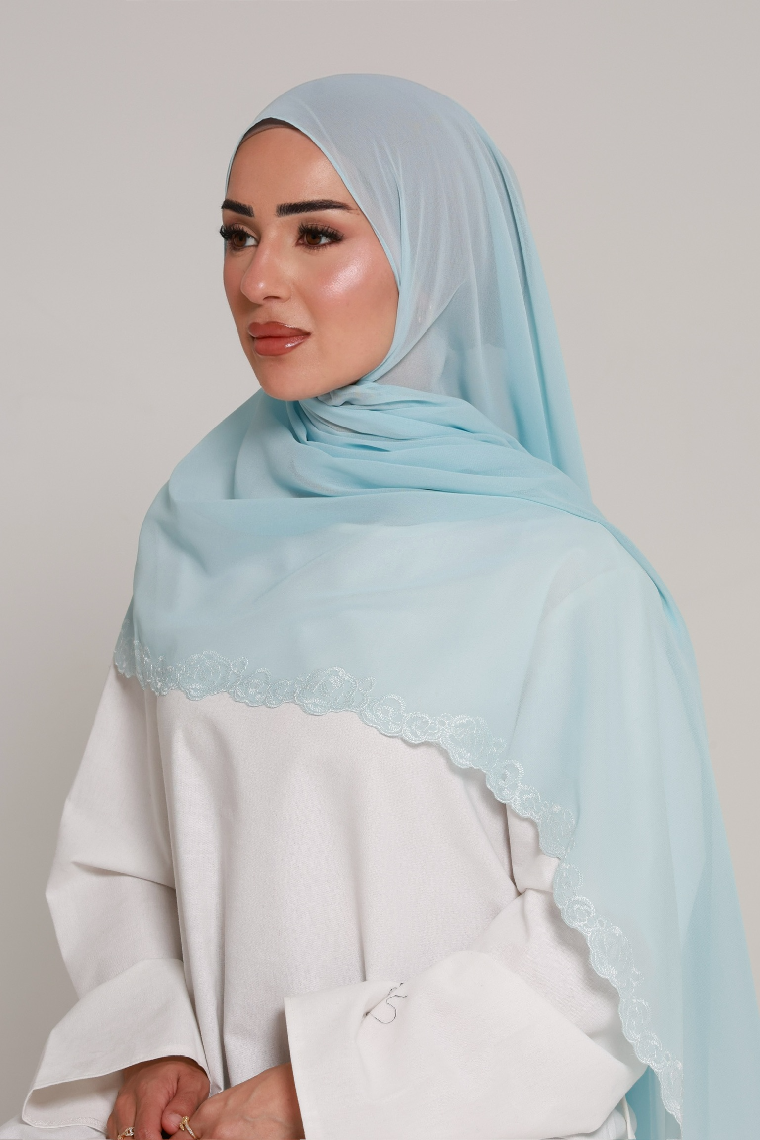 Slate Veil Hijab