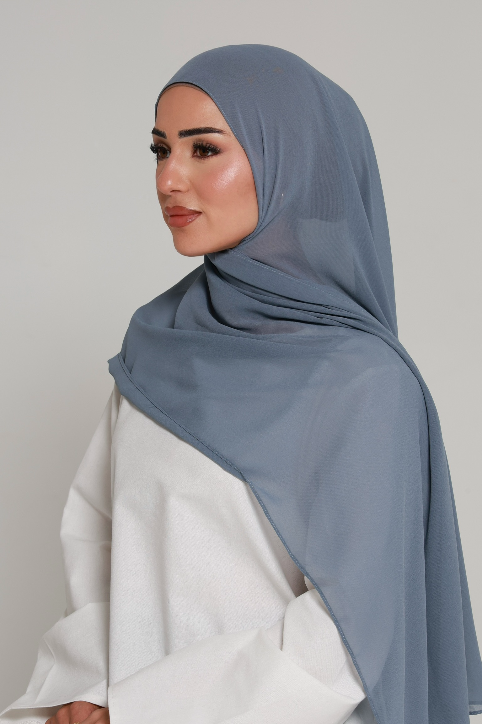 Slate Veil Hijab